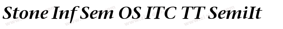 Stone Inf Sem OS ITC TT SemiIta字体转换